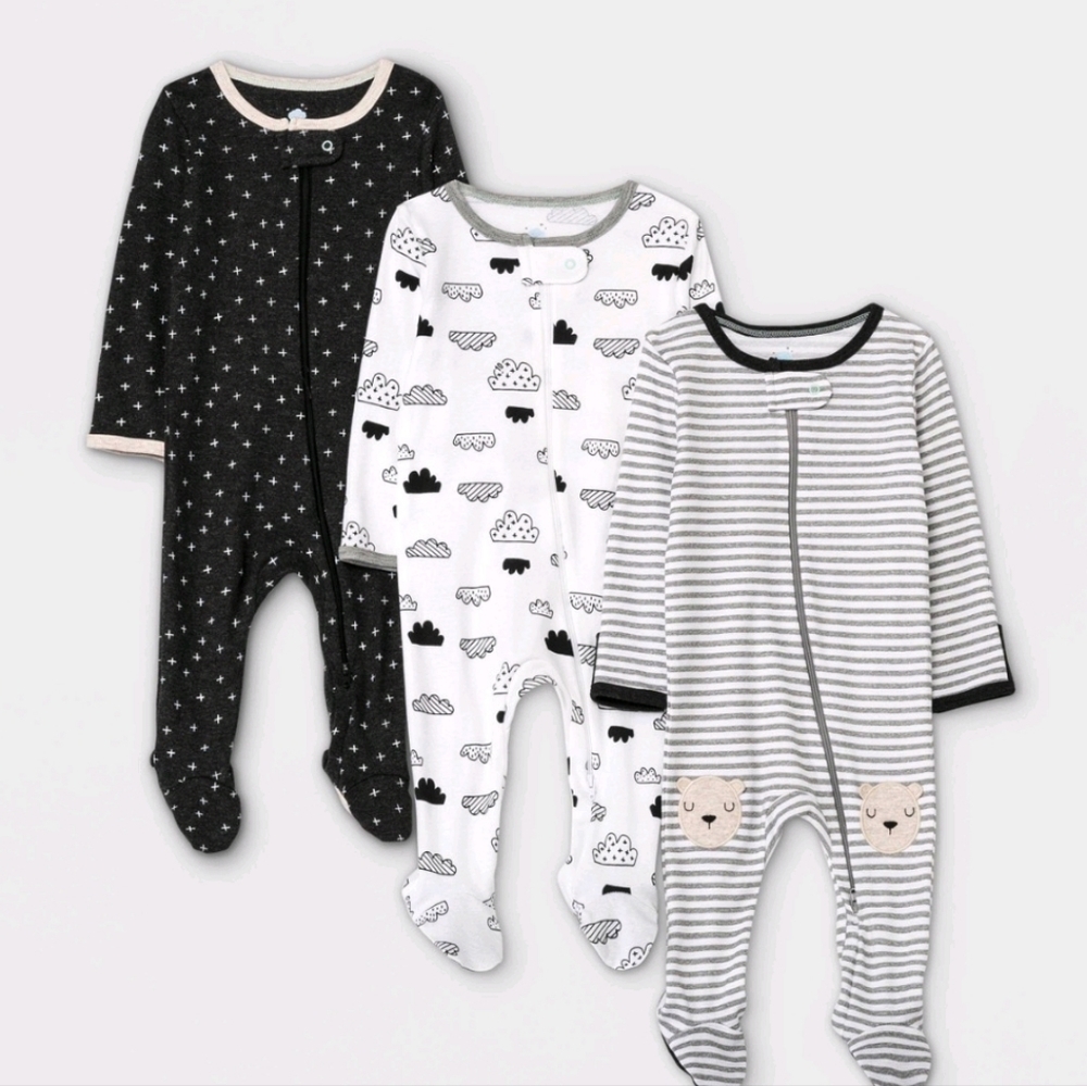 Cloud Island 3-Pack Onesies